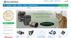 Desktop Screenshot of ecotone.com.pl