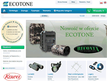 Tablet Screenshot of ecotone.com.pl
