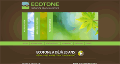 Desktop Screenshot of ecotone.fr