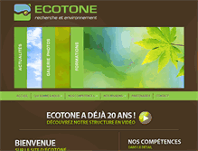 Tablet Screenshot of ecotone.fr